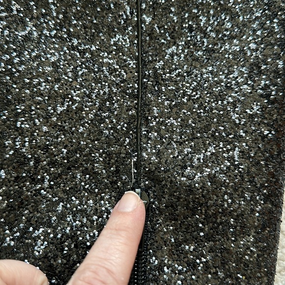 NWOT Lemon Drop black sparkle cowboy boots - Picture 9 of 16